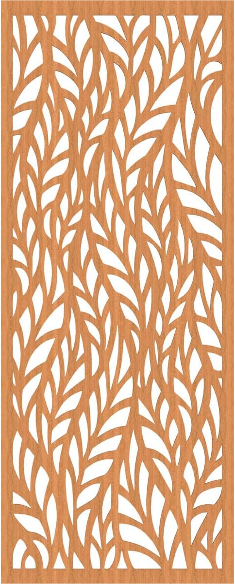 Ortonville Decorative Pierced Fretwork Wood Wall Panels, 27 3/8"W x 69 3/8"H x - Image 2