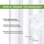 NICETOWN Sliding Door Curtains for Patio, Wide Width Drape, Vertical Curtains - Image 4