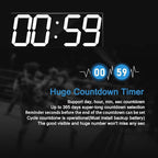 CHKOSDA LED Large Digital Wall Clock, Oversize Wall Clock - Image 4