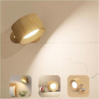 AKSDA Battery Operated Wall Light, LED Wall Sconce by AKSDA