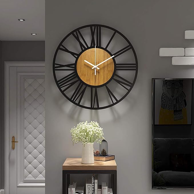 1st owned Wall Clocks for Living Room Decor, Round Silent Non Ticking, Modern - Image 6
