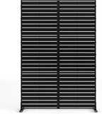 MTART Metal Privacy Screen 72" H x 47.2" Decorative Outdoor Privacy Screen by Unknown