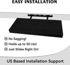 BGMG Wood Floating Shelves 18 inch, Solid Wood Wall Shelves - Image 6