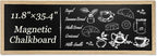 Magnetic Chalkboard for Wall, Long Chalk Board, Wall Hanging Menu for Restaurant - Image 2