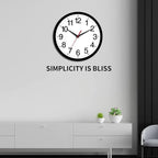 Rohioue Wall Clock Modern 10 Inch Black Battery Operated Silent Non Ticking - Image 9