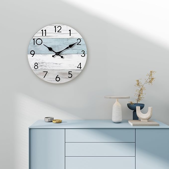 KECYET Wall Clock Silent Non-Ticking 14 Inch Battery Operated Country Large - Image 7