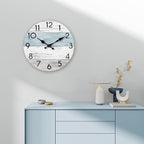 KECYET Wall Clock Silent Non-Ticking Wooden Clocks Battery Operated 8 Inch - Image 6