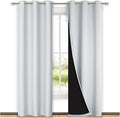 NICETOWN Blackout Curtains 80 inches Long, 2 Pieces, Full Light Blocking Drapes by NICETOWN