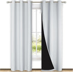 NICETOWN Blackout Curtains 80 inches Long, 2 Pieces, Full Light Blocking Drapes by NICETOWN