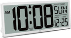 WallarGe 14.5'' Large Digital Wall Clock Battery Operated by WallarGe