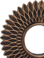 Retor OLD Gold Mirrors for Wall Pack of 3. Round. More Contemporary Sense.Rays - Image 6