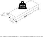 Furinno Tanna Floating Shelves for Wall Set of 2, 22-Inch Wall Shelf, Triple - Image 3