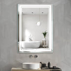 LED Bathroom Mirror 28x20 Inch by Butylux