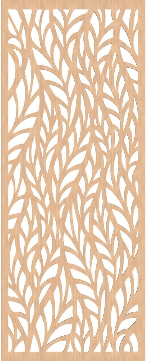 25 3/8"W x 64 3/8"H x 1/4"T Ortonville Decorative Fretwork Wood Wall Panels - Image 4