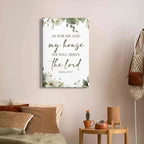 HIWX Christian Wall Decor, as for Me and My House Bible Verses Sage Green - Image 6
