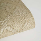 Tempaper x Jeremiah Brent Cream Textured Hoffmann Faux Sisal Removable Peel and - Image 5