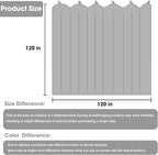 Room Divider Blackout Curtain Track Curtains Wall Dividers Panels Screen - Image 2