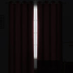 LEMOMO Burgundy Red Thermal Blackout Curtains/38 x 84 Inch/Set of 2 Panels Room - Image 3
