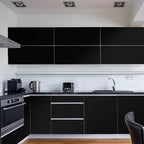 practicalWs 15.7 inch x 787.4 inch Black Self Adhesive Wallpaper Peel and Stick - Image 7