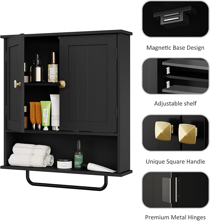 RRX Bathroom Cabinet Wall Mounted Medicine Cabinets - Image 4