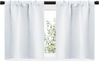 NICETOWN Greyish White Window Curtain Panels - Image 2
