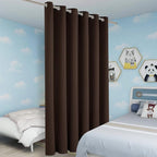 BONZER Room Divider Curtain Screen Partitions Total Privacy Wall Grommet Wide - Image 5