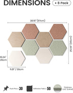 Fluxynara Hexagon Cork Board Alternative - Image 2