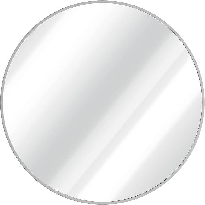 HBCY Creations Medium Round Mirror, Living Room and More, Modern Minimalist - Image 4