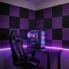 96 Pack Allxinlog Absorb the echo Acoustic Foam Panel Wedge Studio - Image 4
