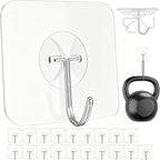 Latoxcaa Heavy Duty Adhesive Wall Hooks by Latoxcaa-SpaceMaster