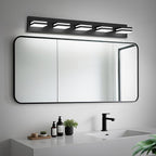 Modern LED Bathroom Lights Fixtures, Metal Black Acrylic Wall Lighting - Image 5