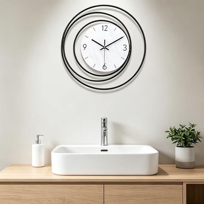 Dankeit Decorative Wall Clock, Silent Non-Ticking Quality Quartz Movement - Image 8