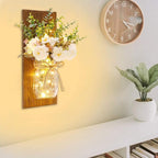 Rustic Wall Sconces Mason Jar Sconces Handmade Wall Art Hanging Design - Image 2