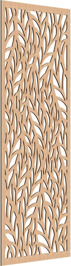 35 3/8"W x 89 3/8"H x 1/4"T Ortonville Decorative Fretwork Wood Wall Panels by EkenaMillwork