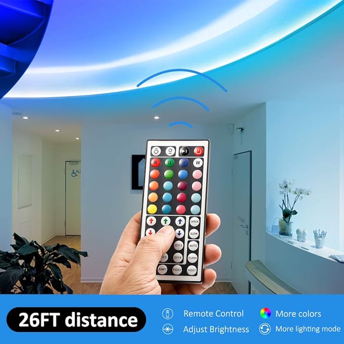 DAYBETTER Led Strip Lights 32.8 ft RGB Color Changing Lights Strip - Image 8