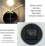 14 Inch Black and Gold Wall Clock - Image 8