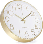 Wall Clock Non-Ticking Silent Modern Simple Style Round Decor Clock - Image 2