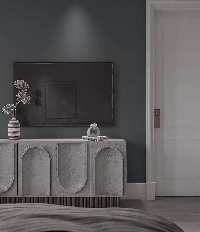 Dimoon 236''x17.7'' Grey Peel and Stick Wallpaper Contact Paper Modern Self - Image 8