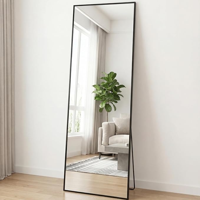 Sweetcrispy 58"x19" Full Length Mirror, Leaning or Standing Full Body Mirror - Image 7