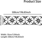 HOMETITUTE Wallpaper Border 4x196 Inch Peel and Stick Wall Border Wallpaper - Image 5