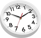 AKCISOT Wall Clock, Modern Small Wall Clocks Battery Operated 8 Inch, Silent - Image 9