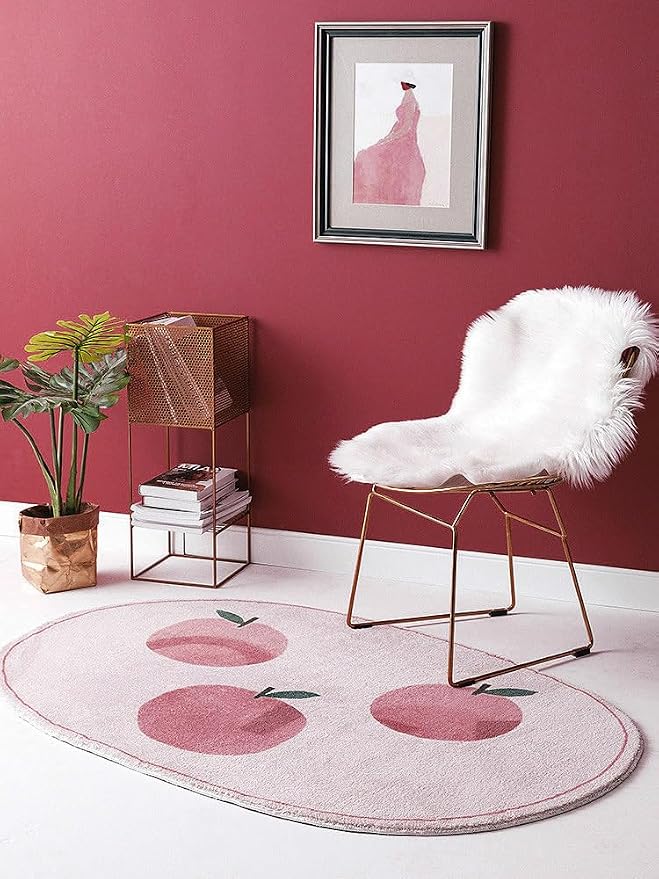 Safiyya Peel and Stick Wallpaper Rose Red Contact Paper Solid Color Decorative - Image 4