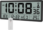 WallarGe Atomic Clock with Indoor Outdoor Temperature by WallarGe