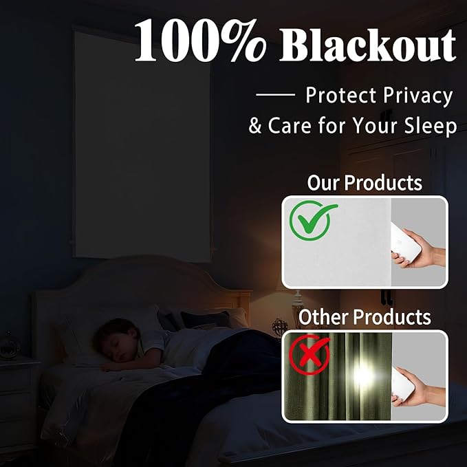 No-Drill 100% Blackout Shade - Image 2