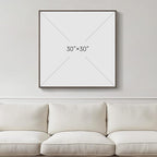 Framed Sage Green Abstract Wall Art, Modern Canvas Prints Artwork - Image 3