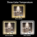 LOAAO 36X36 LED Bathroom Mirror - Image 5