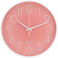 Wall Clock Non-Ticking Silent Modern Simple Style Round Decor Clock by BAKBRAND