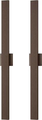 EDISHINE 2 Pack Modern Outdoor Wall Lights Dimmable, 39.3" Rectangular Outdoor - Image 9