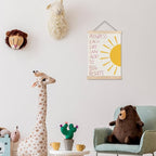 Supwhd Nursery Positive Affirmations Wall Decor, Inspirational Add Up to Big - Image 4