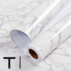 practicalWs White/Grey Marble Contact Paper 17.7" x 196.8", Marble Wallpaper by practicalWs
